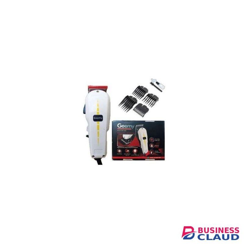 Geemy Electric Hair Trimmer Barbering Machine - Kinyozi BUSINESS