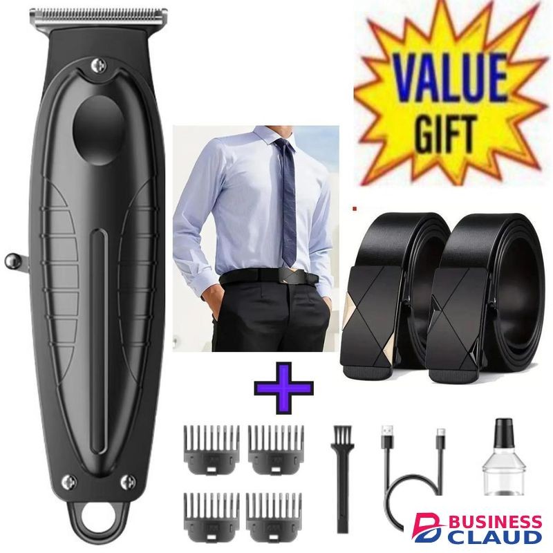 Affordable Barber Shaving Machine-Kinyozi // Shaver // Kinyozi // Best Kinyozi // BEST Rechargeable Smooth Hair Shaving Machine +Free Leather Belts