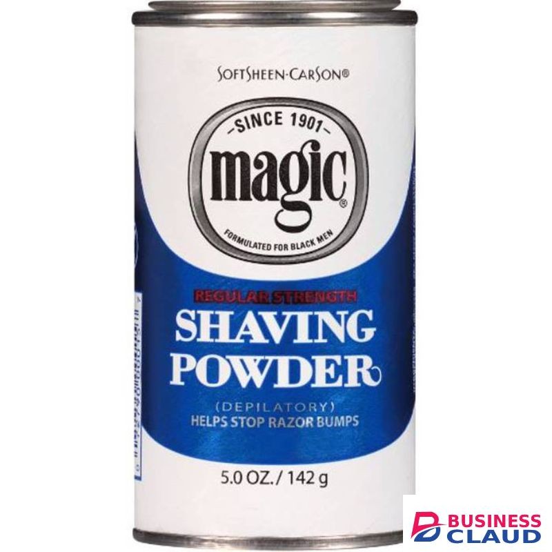SoftSheen-Carson Magic Blue Shaving Powder- Regular Strength