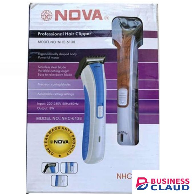 Nova Portable Electric Rechargeable Hair Shaving Machine Hair Trimmer