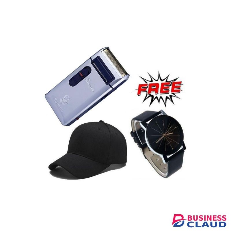 YONDOU Rechargeable Smoother And Shaver + Free Cap & Watch