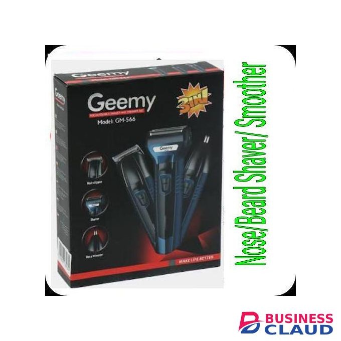 Geemy BEST Cordless Rechargeable Smoother Hair Shaving Machine, Shaver- 3 In 1 FOR KINYOZI BUSINESS