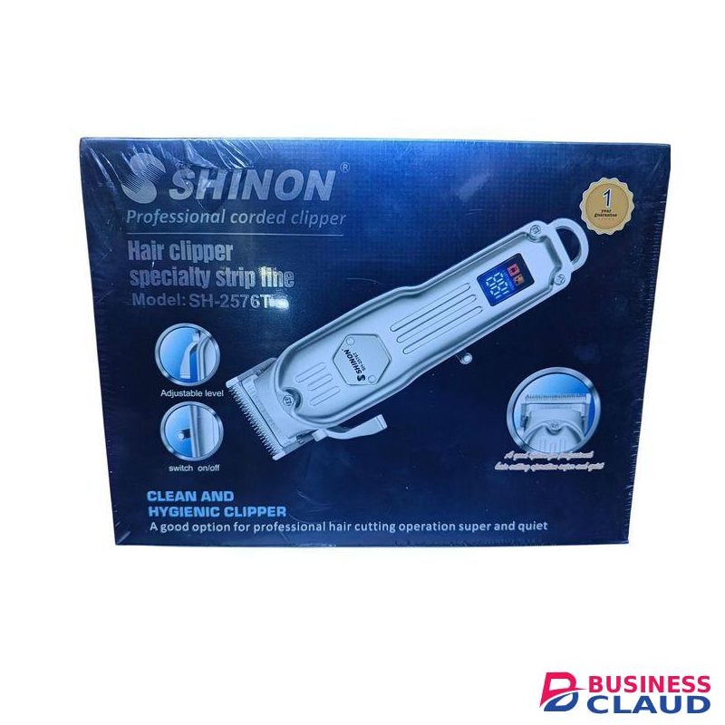 Shinon Professional Corded Clipper. Professional commercial Cordless rechargeable clipper