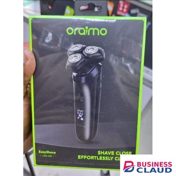 Oraimo EasyShave ORS-280 Rechargeable Electric Shaver – IPX7 Waterproof, Dual Floating Blades