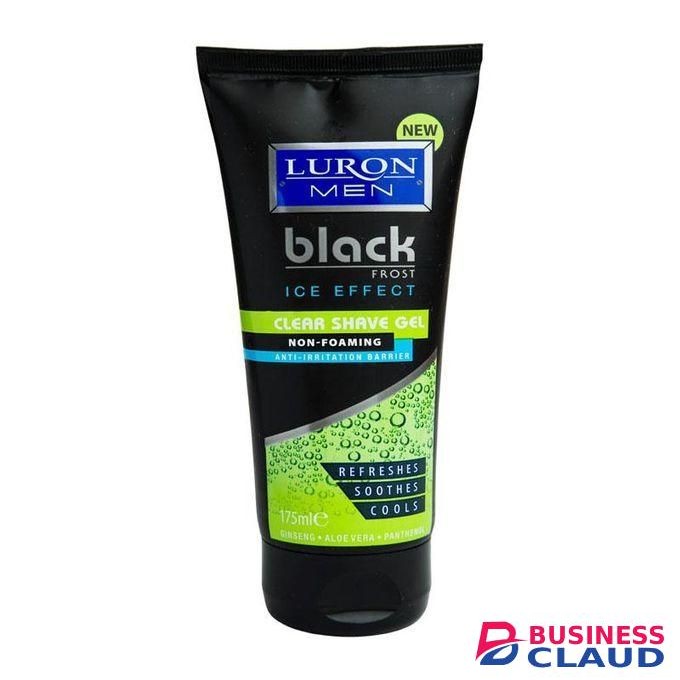 Luron Men Black Frost Shave Gel Ice Effect Shaving Cream.