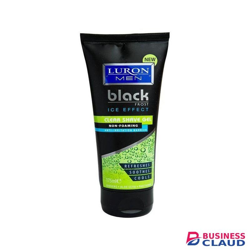 Luron Men Black Frost Shave Gel Ice Effect Shaving Cream.
