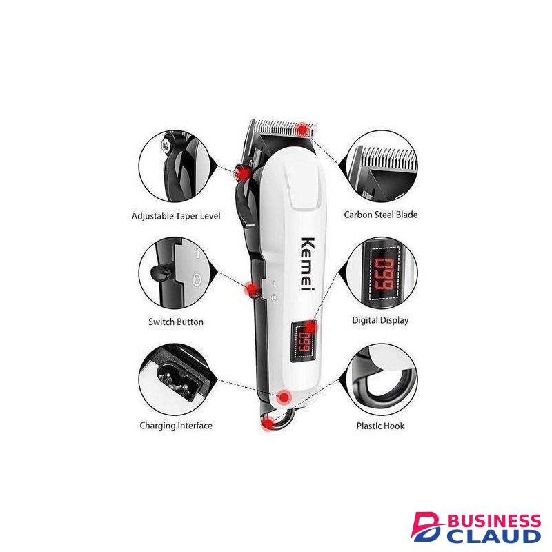 Kemei Original ELECTRIC SHAVER. BEST QUALITY Rechargeable Hair Shaver Clipper /Shaving Machine . Adopt Stainless Steel Blade Which Is Durable Non-irritating Trimming On Even Sensitive Skin