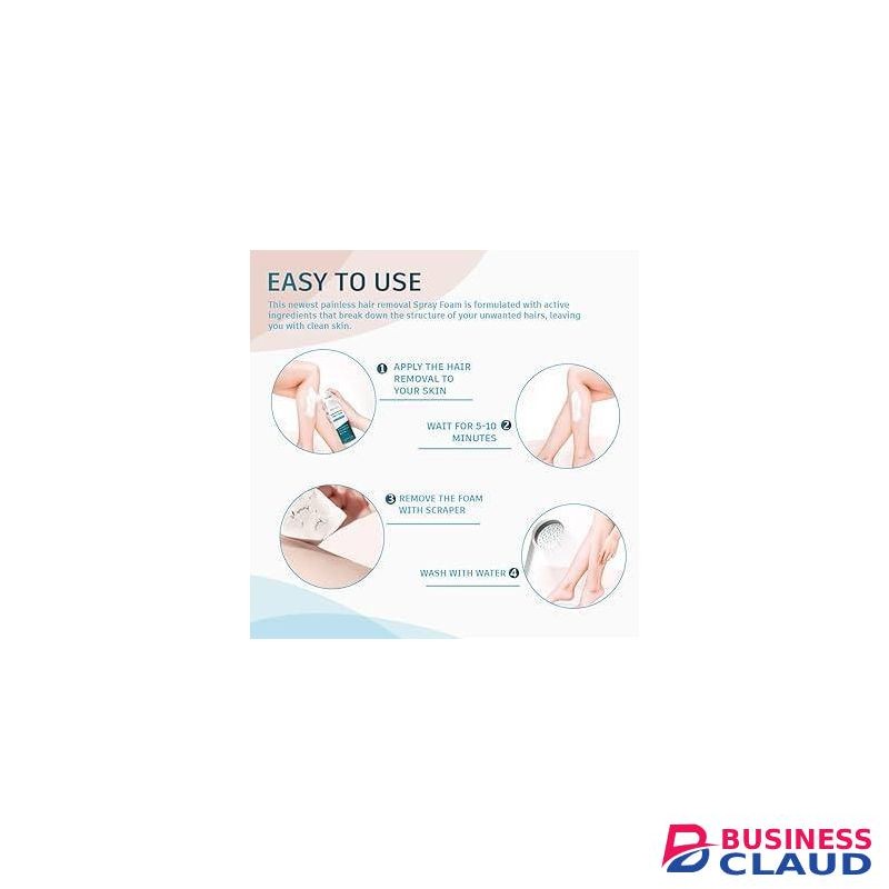 Disaar Natural Body Hair Removal Spray Foam Green