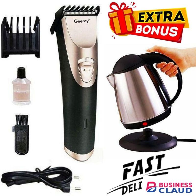 Geemy Rechargeable Personal Shaving Machine // Ailyon Kettle Heater