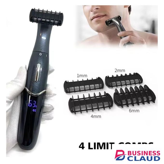 6-in-1 Portable Body & Face Shaver, Hair Clipper, Nose, Eyebrow, Sideburn, Face & Body Trimmer – Multifunctional Grooming Kit for Men & Women, Beard, Intimate & Precision Shaving