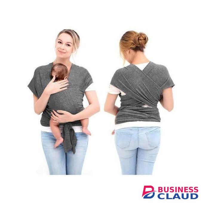 Baby Wrap Carrier Grey