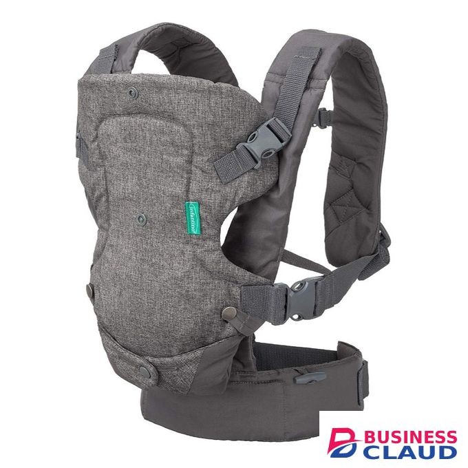 Infantino Flip 4-in-1 Convertible Baby Carrier Adjustable Ergonomic Babywearing Registry Essential Baby Carrier for Newborn to Toddler