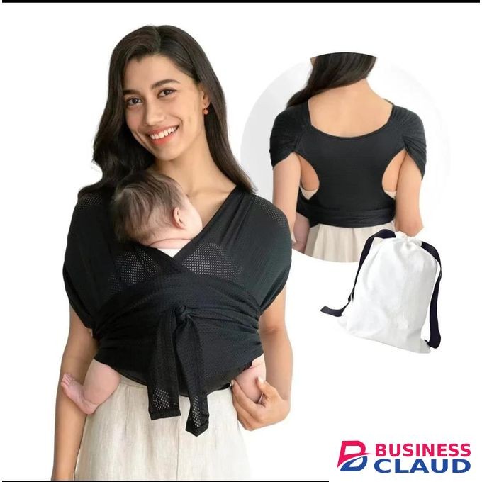 Baby Carrier Front Facing Kangaroo Baby Wrap Carrier Infant Sling Waist Baby Gear-Black
