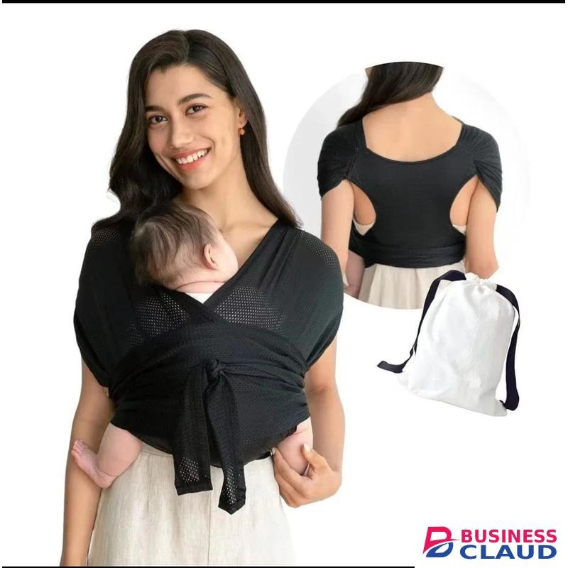 Baby Carrier Front Facing Kangaroo Baby Wrap Carrier Infant Sling Waist Baby Gear-Black