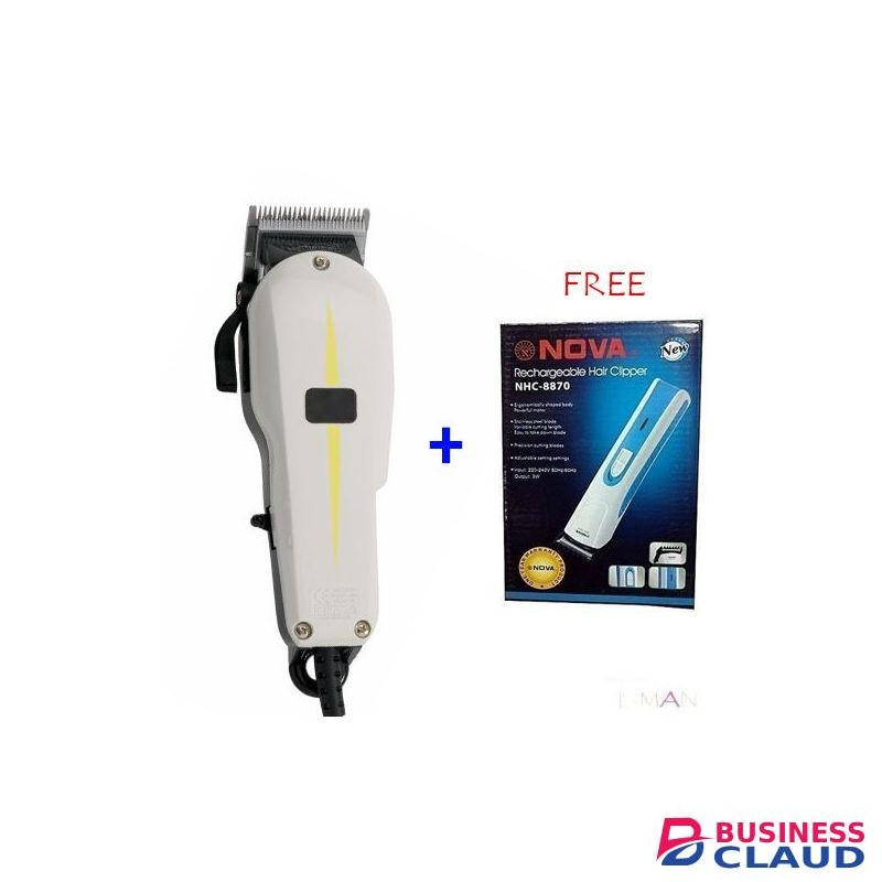 Geemy Professional Hair Shaving Machine + FREE Beard Trimmer