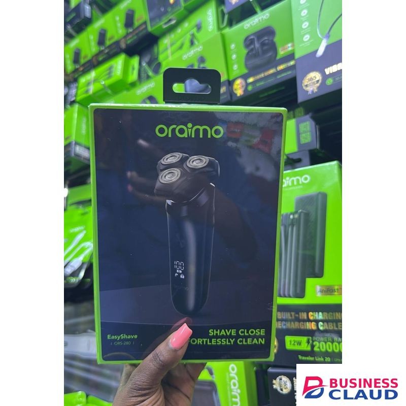Oraimo Hair Smoother Machine – Professional Electric Hair Straightener & Styler, Fast Heating, Anti-Scald, Adjustable Temperature, Ceramic Plates for Smooth, Shiny Hair, Suitable for All Hair Types at Home & Salon