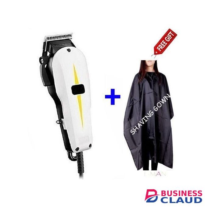 Geemy Professional / Kinyozi Hair Cutting/Shaving Machine + FREE Gown