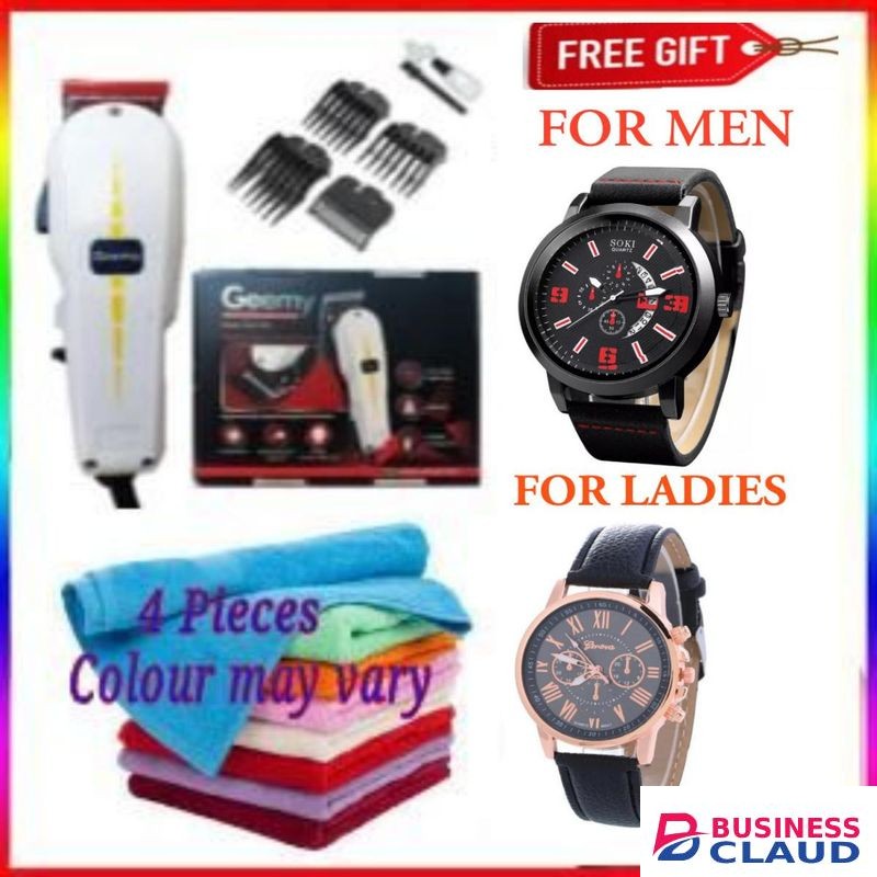 Geemy NEW ARRIVAL: BEST SMART SHAVING MACHINE + Luxury WATCH For Men And Women – SUITABLE FOR KINYOZI BUSINESS, HOME BARBERING, STUDENTS, AND ADULTS