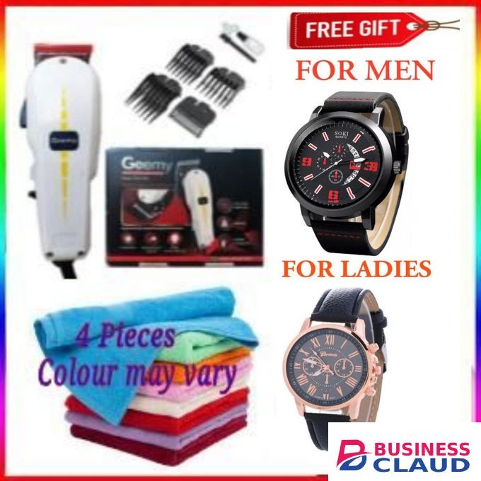 Geemy NEW ARRIVAL: BEST SMART SHAVING MACHINE + Luxury WATCH For Men And Women – SUITABLE FOR KINYOZI BUSINESS, HOME BARBERING, STUDENTS, AND ADULTS