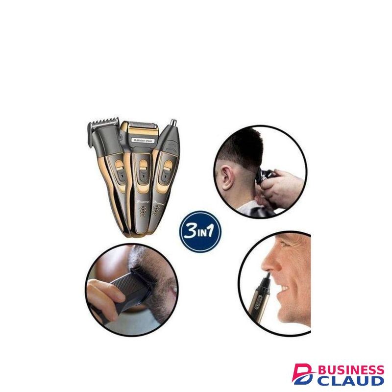3 in 1 Geemy rechargeable hair shaving machine