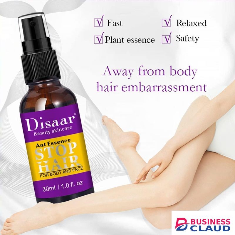 Disaar Stop Hair Ant Essence For Body and Face Essence Hair Inhibitor Stop Hair Growth Body Face Hand Foot Underarm Moisturizing Anti-Oxidant 30ml