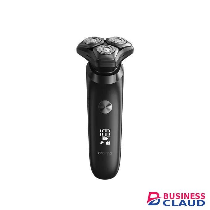 Oraimo EasyShave Grey Digital Display Shaver Rechargeable Grooming Machine with Precision Blades, Smart LED Battery Indicator, Fast Charging, Comfortable Grip & Skin-Friendly Shaving Performance