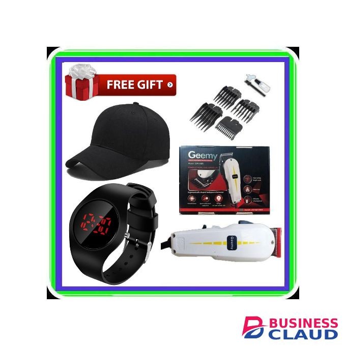 Geemy Universal Barbershop Professional Hair/Shaving Machine-Kinyozi & Mo GIFTS