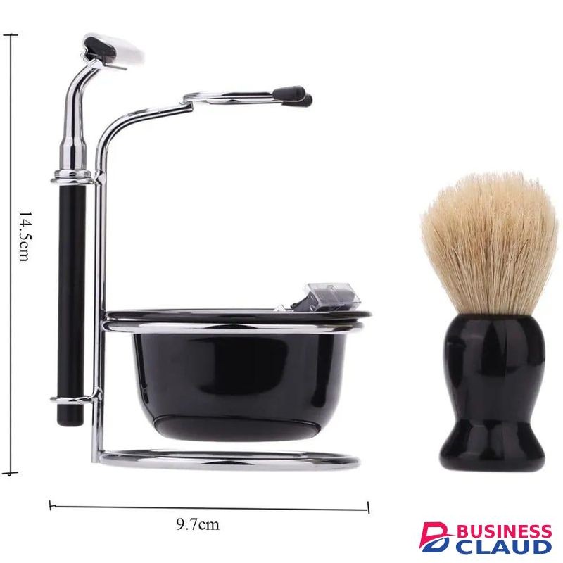 4in1 Men's Shaving Kit for Face and Body Grooming with Precision Trimmer, Beard Clipper, Nose Hair Trimmer, and Razor – Complete Hair Care Set for Smooth and Comfortable Shave