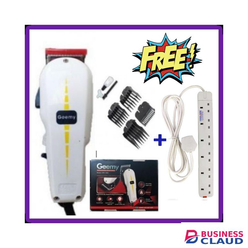 Geemy Professional Hair Clipper/Shaving Mashine-Kinyozi + Gift
