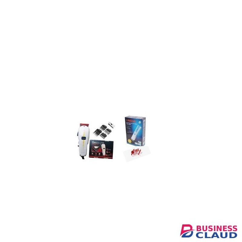 Geemy Electric Hair Clipper Barbering Machine - Kinyozi + Free Nova Hair Trimmer