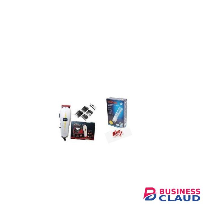 Geemy Electric Hair Clipper Barbering Machine - Kinyozi + Free Nova Hair Trimmer
