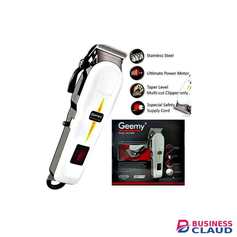 Geemy NEW ARRIVAL: BEST PROFESSIONAL ELECTRIC SHAVER FOR HOME & KINYOZI – CORDLESS RECHARGEABLE HAIR & BEARD CLIPPER, T-UP TRIMMER WITH INDICATOR – IDEAL FOR BARBERSHOPS