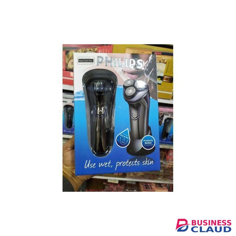 Philips Rechargeable Electric Smoother Shaver – ComfortCut Blades, 3D Floating Heads, Wet & Dry