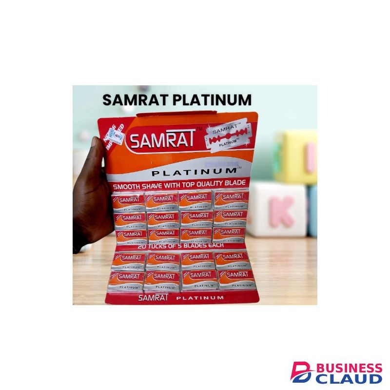 SAMRAT 100 Pcs Stainless Sharp Razor Blades