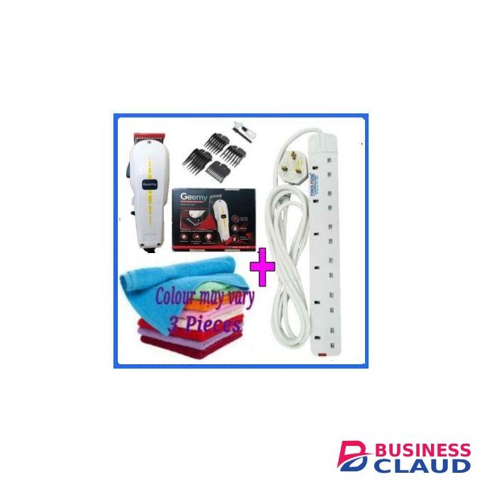 Geemy BARBERSHOP PROFESSIONAL BALDING HAIR CUT KINYOZI MACHINE SHAVER - NEW PROFESSIONAL HAIR PRO SHAVING MACHINE/KINYOZI + FACE TOWEL & 6 WAY GIFT.