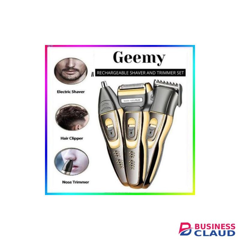 Geemy Hair Shaving Machine & Beard Trimmer Set Rechargeable