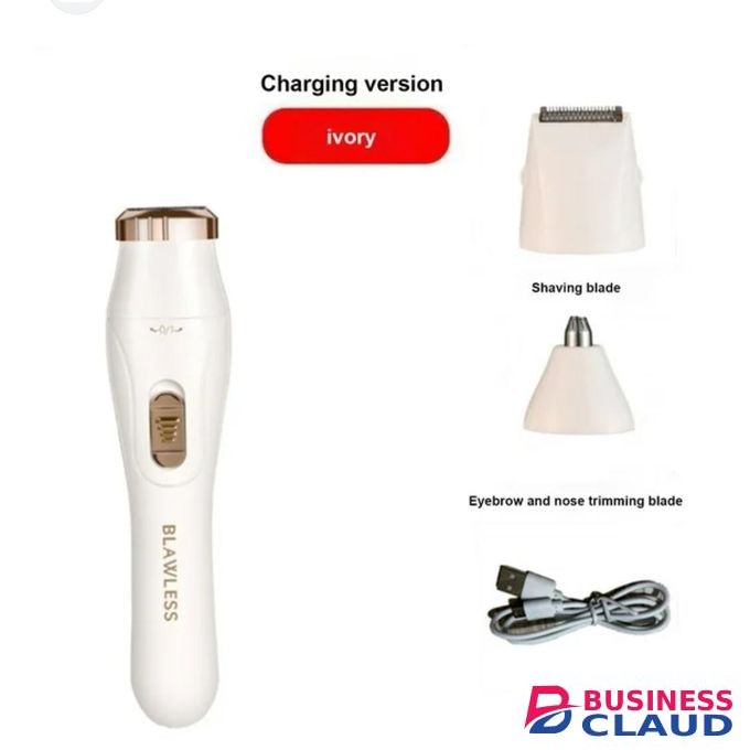 3 in1 Blawless multifunction rechargeable shaver with 3 shaver heads now available in 3 colours