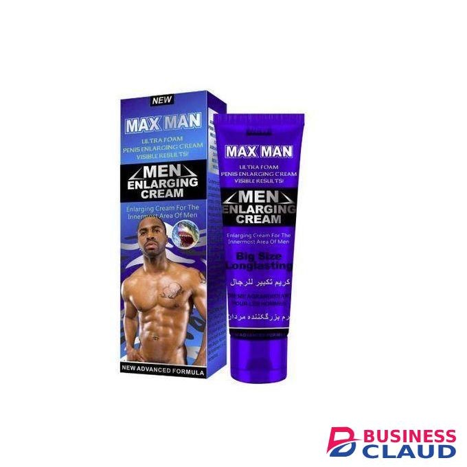 Max Man Penis Enlargement Cream Men Enlargement And Men Improved Performance Delay Cream - Blue