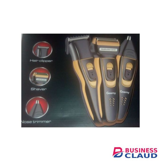 Geemy 3-in-1Reachargable Electric Shaver,Smoother And Nose Trimmer