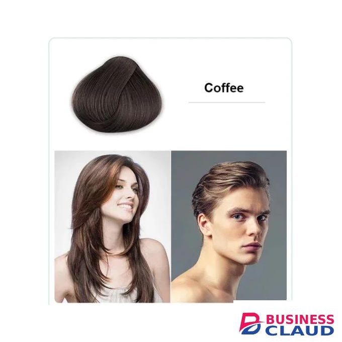 Pure Plant Extract For Grey Hair Color Bubble Dye-Coffee