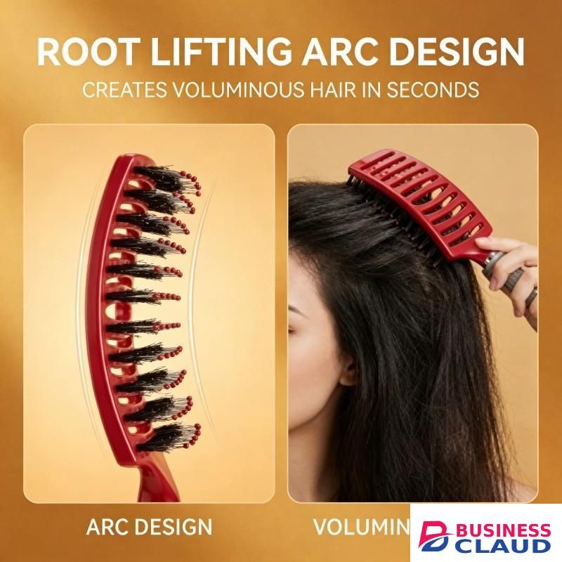 Wet and dry massage ribs comb massage comb, thick and hard hair care artifact