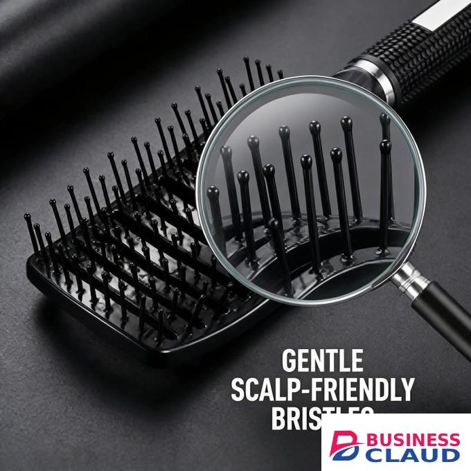 Portable styling massage ribs comb hollow and breathable design essential for commuting and hairdressing
