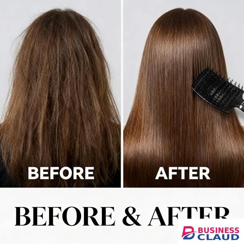 Portable styling massage ribs comb hollow and breathable design essential for commuting and hairdressing