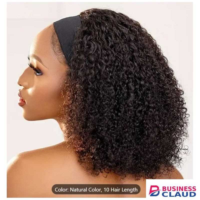 Soft Curly Women Natural Headband Wig + Free gift inside!!!