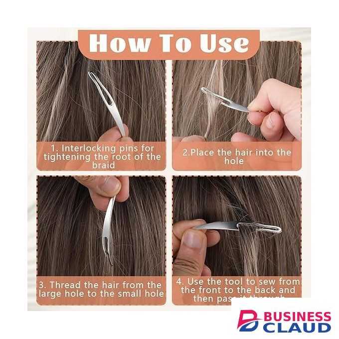 Dreadlock Tool Interlocking Tool for Locs, 3 Styles Easyloc Hair Crochet Needle for Dreadlocks, Interlocks & Sisterlocks Maintenance, Tightening Accessory for Braid Hair Making (Gold)