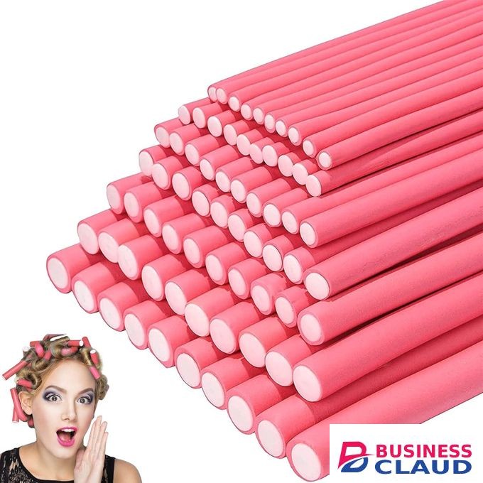 Flexible Curling Rods/ Hair Curlers /Twist Foam Hair Rollers /Flexi Rods Hair Curlers for Long Short Hair Soft Foam /No Heat Flexi-Rods Hair Curler for Women Girls Curly Hair