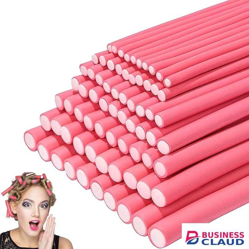 Flexible Curling Rods/ Hair Curlers /Twist Foam Hair Rollers /Flexi Rods Hair Curlers for Long Short Hair Soft Foam /No Heat Flexi-Rods Hair Curler for Women Girls Curly Hair