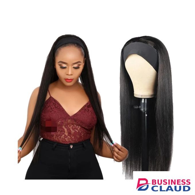 Yaki Natural Premium Synthetic Headband Wig +Free Wig Cap