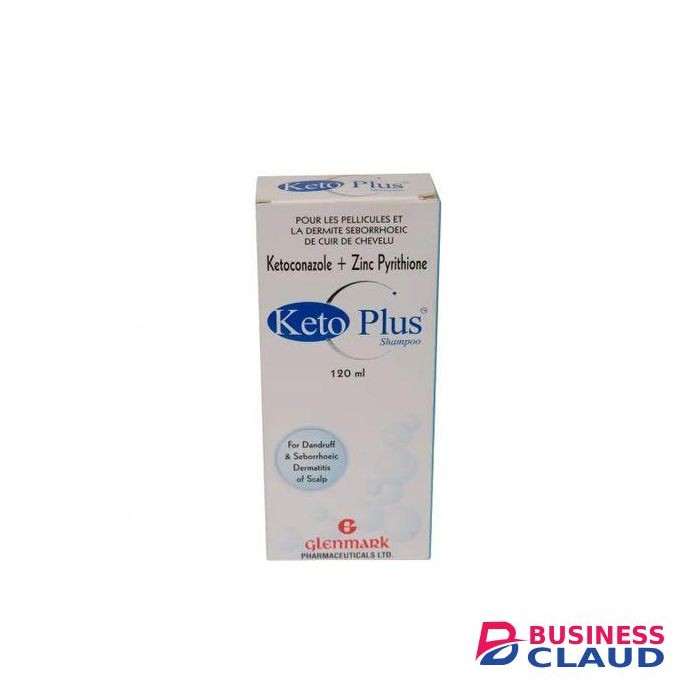 Keto Plus Ketoconazole Shampoo For Dandruff, Flaky And Itchy Scalp 120ml