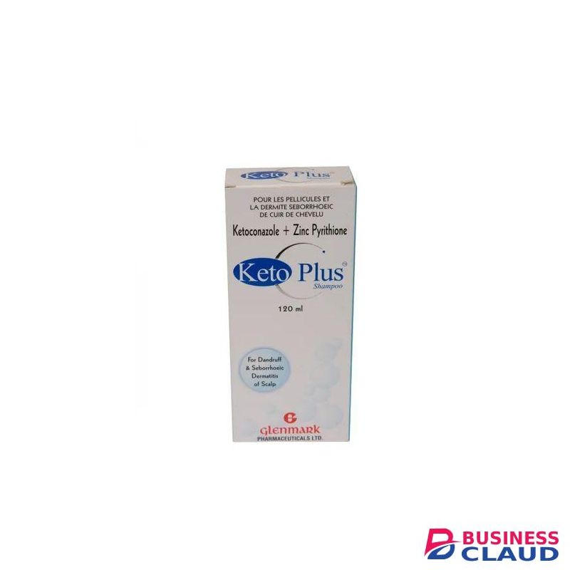 Keto Plus Ketoconazole Shampoo For Dandruff, Flaky And Itchy Scalp 120ml